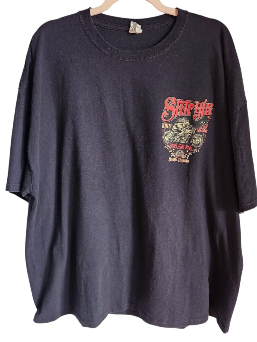 Sturgis Black Hills Rally 3XL Men's Short Sleeve Tee 76 Anniversary South Dakota